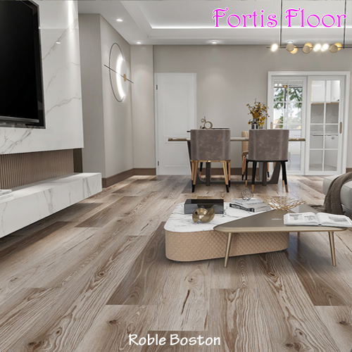 Suelo mineral vinilico rígido Fortis Floor Roble Boston